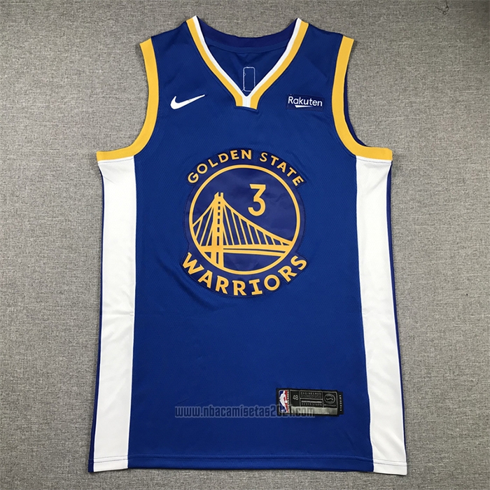 Camiseta Golden State Warriors Jordan Poole #3 Icon 2022-23 Azul